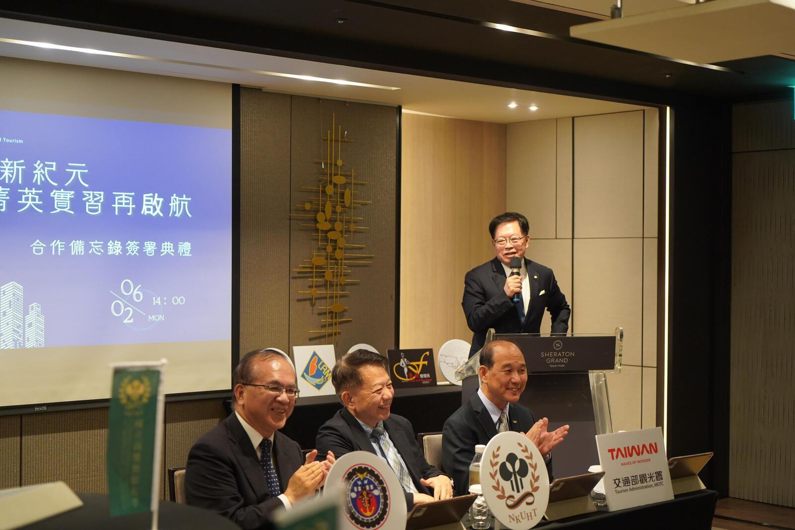 漢來大飯店總經理林子寬表示高餐大校友一向是他在面試時首選圖片